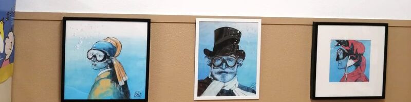 Vado in biblioteca a prendere un quadro!